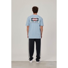 Nomarc Brand Worldwide Baskılı Bebe Mavisi Tshirt