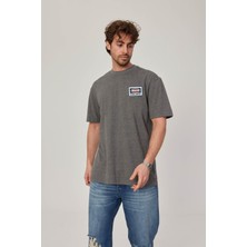Nomarc Brand Worldwide Baskılı Gri Tshirt