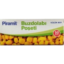 Piramit Buzdolabı Poşeti Küçük Boy 50'li