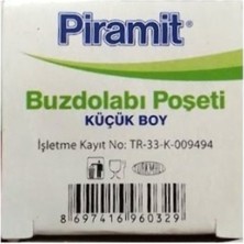 Piramit Buzdolabı Poşeti Küçük Boy 50'li