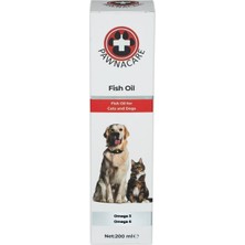 Pawnacare Fish Oil 200 ml Kedi ve Köpekler Için Tüy Sağlığı Destekleyici Omega-3 & 6 Içerikli Balık Yağı