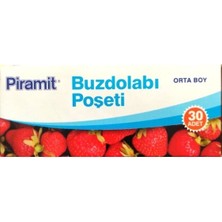 Piramit Buzdolabı Poşeti Orta Boy 30'lu