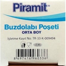 Piramit Buzdolabı Poşeti Orta Boy 30'lu