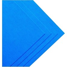 EUROLUXE Mavi Renk Metrelik Ince Keçe Kumaş Keçe 1 mm Aktivite Keçesi Renkli Keçe 1 Metre (100 cm x 100 Cm)