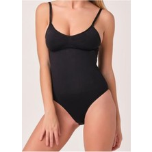 Sistina Siyah Çıtçıtlı Dikişsiz Korse - 755 - Beden S 13