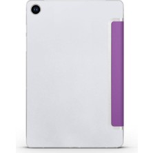 Lumena Galaxy Tab A9 Zore Smart Cover Standlı 1-1 Kılıf-Pembe Koyu