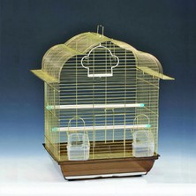 EuroGold Oval Çatılı Kuş Kafesi (30X23X40) 13