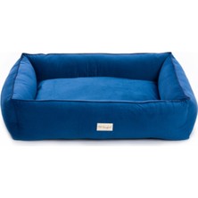 Pet Comfort Golf Vita Mavi Köpek Yatağı L 85X105CM 13