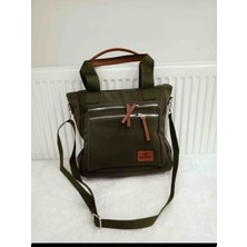 Ege18 Bags Yeşil Sıvı Geçirmez Silinebilir Kumaş Totebag Çanta