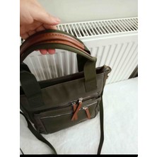 Ege18 Bags Yeşil Sıvı Geçirmez Silinebilir Kumaş Totebag Çanta