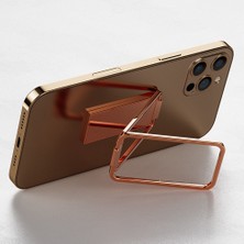 Unbrand Cep Telefonu / Tablet Için 360 Derece Döndürme Çinko Alaşımlı Parmak Yüzük Kickstand Katlanabilir Braket - Altın (Yurt Dışından)