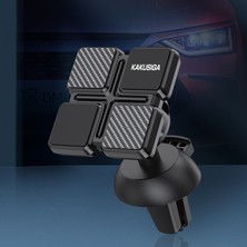 Unbrand Kakusıga KSC-780A Fangge Serisi Manyetik Araba Hava Çıkış Dağı Abs + Silikon Cep Telefonu Tutucu Standı (Yurt Dışından)