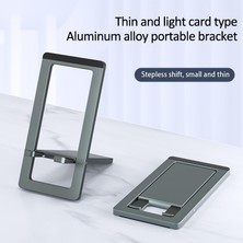 Unbrand H18 Katlanabilir Tablet Telefon Standı Masa Ayarlanabilir Alüminyum Alaşım Tutucu Isı Yayılma Braketi - Gümüş (Yurt Dışından)