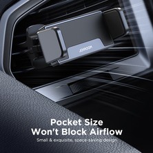 Unbrand Joyroom JR-ZS377 360 Derece Döndürme Hava Çıkışı Klip Montaj Araç Telefonu Tutucu Beşik (Yurt Dışından)