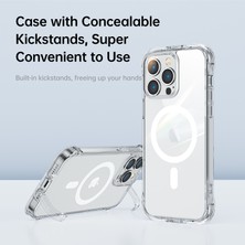 Unbrand Magsafe Pc+Tpu Kickstand Cover ile Uyumlu iPhone 14 Pro Max Manyetik Telefon Kılıfı Için Joyroom JR-14H8 (Yurt Dışından)