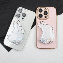 Unbrand Quicksand Tavşan Hava Yastığı Telefon Tutucu Yapışkan Yapışkan Anti-Damla Cep Telefonu Dekoratif Kickstand (Yurt Dışından)