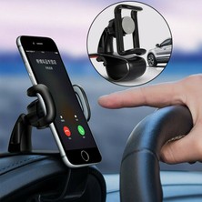Unbrand Evrensel Araba Klip Telefon Standı Dönebilen Gps Dashboard Cep Telefonu Tutucu iPhone Galaxy Için Montaj Standı (Yurt Dışından)