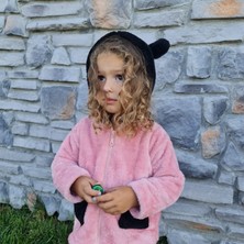 Bebeğime Çorap Bebek-Çocuk Peluş Kapüşonlu Hırka