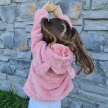 Bebeğime Çorap Bebek-Çocuk Peluş Kapüşonlu Hırka