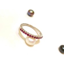 Altın Ofisi Kırmızı Taşlı Su Yolu Yüzük 14 Ayar Altın Hd Videolu