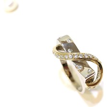 Altın Ofisi Taşlı Yüzük 14 Ayar Altın Hd Videolu