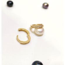 Altın Ofisi Küçük Boy Su Yolu Halka Küpe 14 Ayar Altın HD VİDEOLU