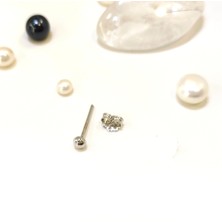 Altın Ofisi TEKLİ 3.3mm Nokta Top Vidalı Küpe 14 Ayar Altın HD VİDEOLU