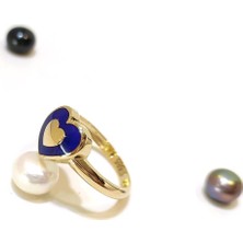 Altın Ofisi Mineli Kalp Yüzük 14 Ayar Altın Hd Videolu