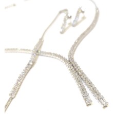 Altın Ofisi Baget taşlı Başak Set Takım 14 Ayar Altın 4K VİDEOLU