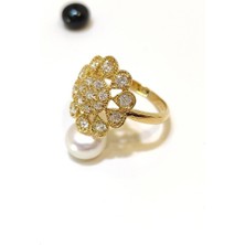 Altın Ofisi Taşlı Yüzük 14 Ayar Altın Hd Videolu