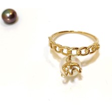 Altın Ofisi Filli Zincir  Yüzük 14 Ayar Altın Hd Videolu