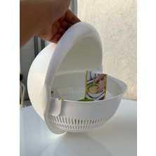 Daisy Elegant Döner Süzgeç Bpa Free 180 Derece Dönme Açısı 3 Litre Hacmi Bpa Free