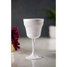 Molvea Akrilik Tekli Kadeh & Su Meşrubat Kahve Yanı Bardağı 300 ml ( Cam Değildir )