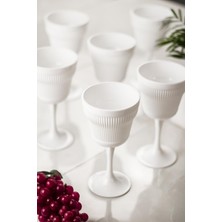 Molvea Akrilik Tekli Kadeh & Su Meşrubat Kahve Yanı Bardağı 300 ml ( Cam Değildir )