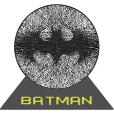 North Way Batman String Art Logo