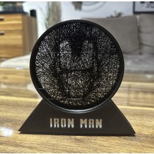 North Way Iron Man String Art Logo