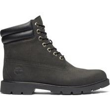 Timberland Deri Siyah Erkek Bot 6 In Basic 6 Inch Lace Up Boot