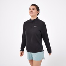 Artengo Kadın Uzun Kollu Termal Tenis Tişörtü - Siyah - TTS ML TH