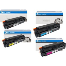 Tex-İnvest Hp Color Laserjet Pro Mfp M478FDN Muadil Toneri 1 Set Chipsiz HP-415A