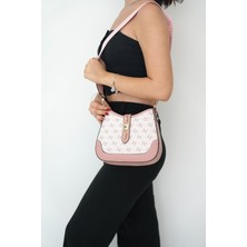 Silver  Polo Pembe - Somon NV1156 Kadın Çapraz Çanta