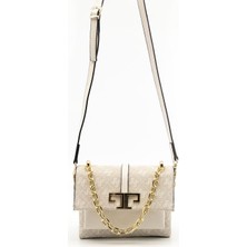 Silver  Polo Taş - Kemik NV1148 Kadın Çapraz Çanta