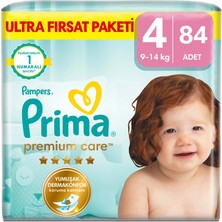 Prima Bebek Bezi Premium Care 4 Numara 84 Adet Ultra Fırsat Paketi