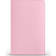 NSM Tech Lenovo Tab P11 11.5 (2.nesil) TB350UF Zore Dönebilen Standlı Kılıf-Pembe Koyu
