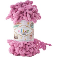 Alize Puffy El Örgü Ipliği 5'li Paket Renk Kodu: 98 Gül