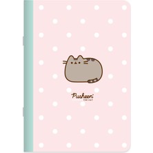 Pusheen Çizgili Tel Dikişli Defter No:1 18,5*26 40 Yp