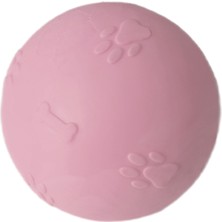 Lisinya Pati Desenli Sert Köpek Oyun Topu 6 cm Small Pembe