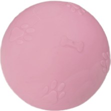 Lisinya Pati Desenli Sert Köpek Oyun Topu 6 cm Small Pembe