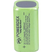 Powerdex PD-10200 Avcı Feneri için 12800 mAh 3.7V Şarjlı Orijinal Fener Pili