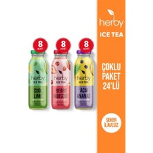 Ice Tea Soğuk Çay Şeker İlavesiz Deneme Paketi 250 ml x 24