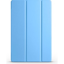 Zeyline Galaxy Tab A9 Zore Smart Cover Standlı 1-1 Kılıf-Mavi
